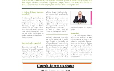 EL PERDÓ DELS DEUTES… UN MITE O UNA REALITAT?